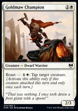 Campione della Fauce d'Oro - Kaldheim (Common) [KHM-14]