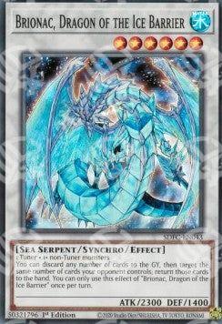 Brionac, Drago della Barriera di Ghiaccio - Structure Deck: Freezing Chains (Super Rare) [SDFC-043]