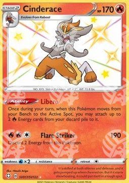 Cinderace - Destino Splendente (Secret Rare) [SHF-SV17]