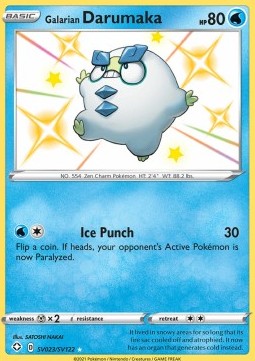Galarian Darumaka - Destino Splendente (Secret Rare) [SHF-SV23]