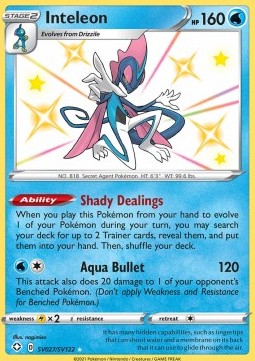 Inteleon - Destino Splendente (Secret Rare) [SHF-SV27]