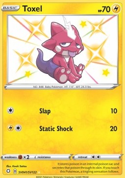Toxel - Destino Splendente (Secret Rare) [SHF-SV41]