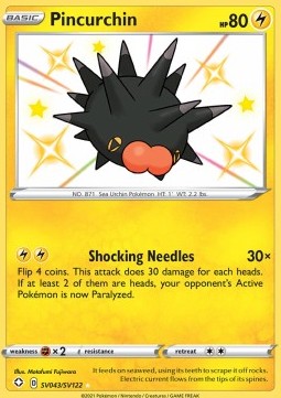 Pincurchin - Destino Splendente (Secret Rare) [SHF-SV43]