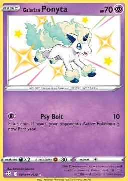 Ponyta di Galar - Destino Splendente (Secret Rare) [SHF-SV47]