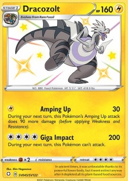 Dracozolt - Destino Splendente (Secret Rare) [SHF-SV45]