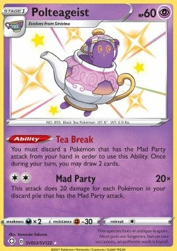 Polteageist - Destino Splendente (Secret Rare) [SHF-SV53]