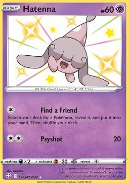 Hatenna - Destino Splendente (Secret Rare) [SHF-SV54]