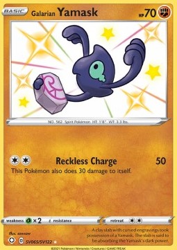 Galarian Yamask - Destino Splendente (Secret Rare) [SHF-SV65]