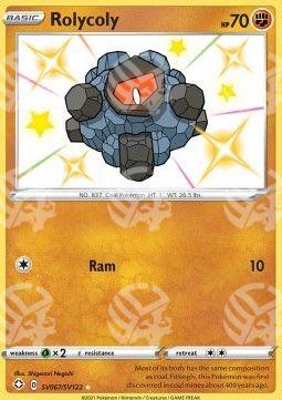 Rolycoly - Destino Splendente (Secret Rare) [SHF-SV67]