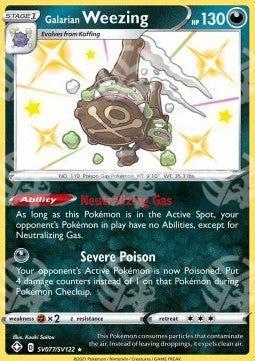 Galarian Weezing - Destino Splendente (Secret Rare) [SHF-SV77]