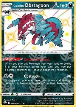 Obstagoon di Galar - Destino Splendente (Secret Rare) [SHF-SV80]