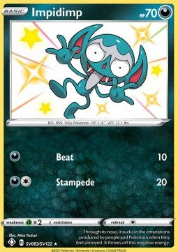 Impidimp - Destino Splendente (Secret Rare) [SHF-SV83]