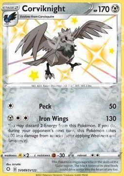 Corviknight - Destino Splendente (Secret Rare) [SHF-SV89]