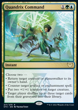 Comando di Quandrix - Strixhaven: Scuola dei Maghi (Rare) [STX-217]