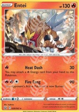 Entei - Stili di Lotta (Holo Rare) [BST-20]