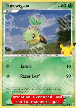 Turtwig Lv.10 - Diamante & Perla (Oversized) [DP-103]