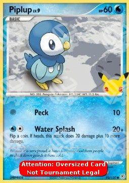 Piplup Lv.9 - Diamante & Perla (Oversized) [DP-93]