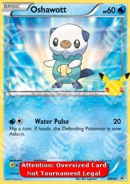 Oshawott - BW Black Star Promos (Oversized) [BW-03]
