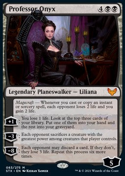Professoressa Onyx - Strixhaven: Scuola dei Maghi (Mythic) [STX-83]