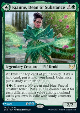 Kianne, Decana della Sostanza // Imbraham, Decano della Teoria - Strixhaven: Scuola dei Maghi (Rare) [STX-152]