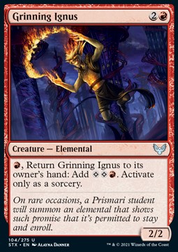 Ignea Ghignante - Strixhaven: Scuola dei Maghi (Uncommon) [STX-104]