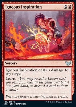 Ispirazione Ignea - Strixhaven: Scuola dei Maghi (Uncommon) [STX-107]