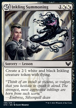 Evocazione dello Scarabocchio - Strixhaven: Scuola dei Maghi (Common) [STX-195]