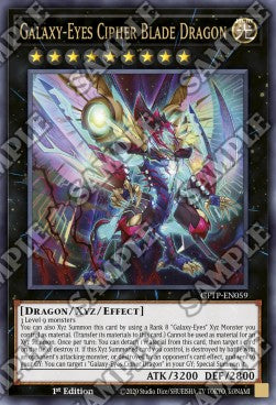 Galaxy-Eyes Cipher Blade Dragon‎ - Fantasmi dal Passato (Ultra Rare) [GFTP-059]