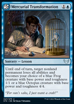 Trasformazione Volubile - Strixhaven: Scuola dei Maghi (Uncommon) [STX-47]