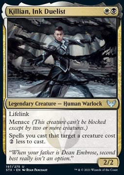 Killian, Duellante d'Inchiostro - Strixhaven: Scuola dei Maghi (Uncommon) [STX-197]