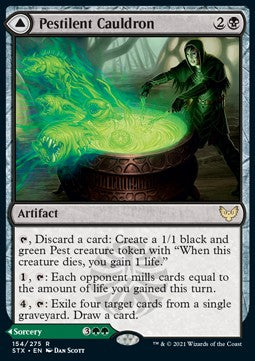 Calderone Pestilenziale // Vampata Rivitalizzante - Strixhaven: Scuola dei Maghi (Rare) [STX-154]