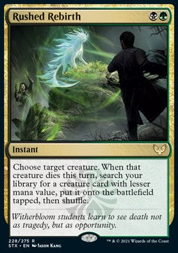 Rinascita Affrettata - Strixhaven: Scuola dei Maghi (Rare) [STX-228]