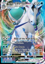 Calyrex Cavaliere Glaciale VMAX - Regno Glaciale (Ultra Rare) [CRE-046]
