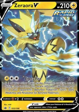 Zeraora V - Regno Glaciale (Ultra Rare) [CRE-053]