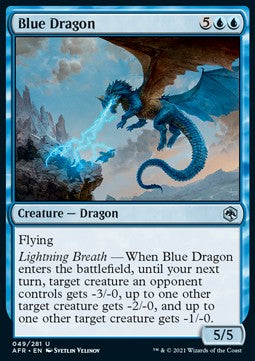 Drago Blu - Avventure nei Forgotten Realms (Uncommon) [AFR-49]