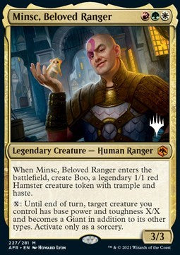 Minsc, Ranger Beneamato - Avventure nei Forgotten Realms: Promos (Mythic) [PAFR-227]