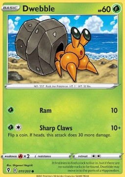 Dwebble - Evoluzioni Eteree (Common) [EVS-011]