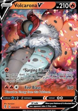 Volcarona V - Evoluzioni Eteree (Ultra Rare) [EVS-021]