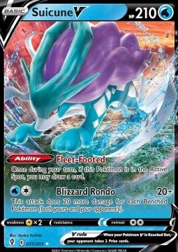 Suicune V - Evoluzioni Eteree (Ultra Rare) [EVS-031]