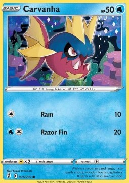 Carvanha - Evoluzioni Eteree (Common) [EVS-035]