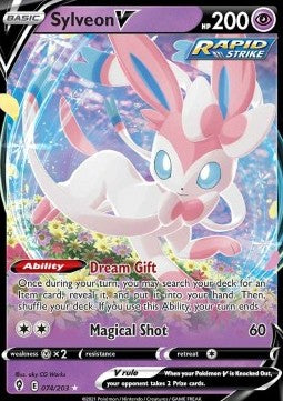 Sylveon V - Evoluzioni Eteree (Ultra Rare) [EVS-074]