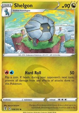 Shelgon - Evoluzioni Eteree (Uncommon) [EVS-108]