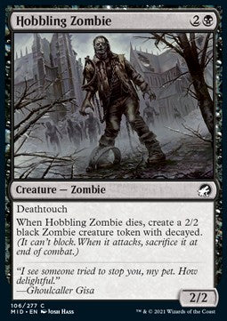 Zombie Zoppicante - Innistrad: Caccia di Mezzanotte (Common) [MID-106]
