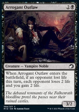 Fuorilegge Arrogante - Innistrad: Caccia di Mezzanotte (Common) [MID-84]