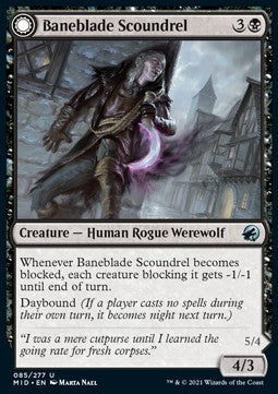 Baneblade Scoundrel // Baneclaw Marauder - Innistrad: Caccia di Mezzanotte (Uncommon) [MID-85]
