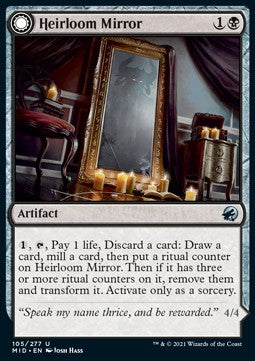 Heirloom Mirror // Inherited Fiend - Innistrad: Caccia di Mezzanotte (Uncommon) [MID-105]