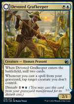 Devoted Grafkeeper // Departed Soulkeeper - Innistrad: Caccia di Mezzanotte (Uncommon) [MID-218]