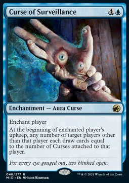 Maledizione della Sorveglianza - Innistrad: Caccia di Mezzanotte (Rare) [MID-46]