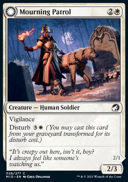 Mourning Patrol // Morning Apparition - Innistrad: Caccia di Mezzanotte (Common) [MID-28]