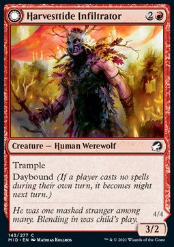 Infiltrato del Festival del Raccolto // Agressore del Festival del Raccolto - Innistrad: Caccia di Mezzanotte (Common) [MID-143]